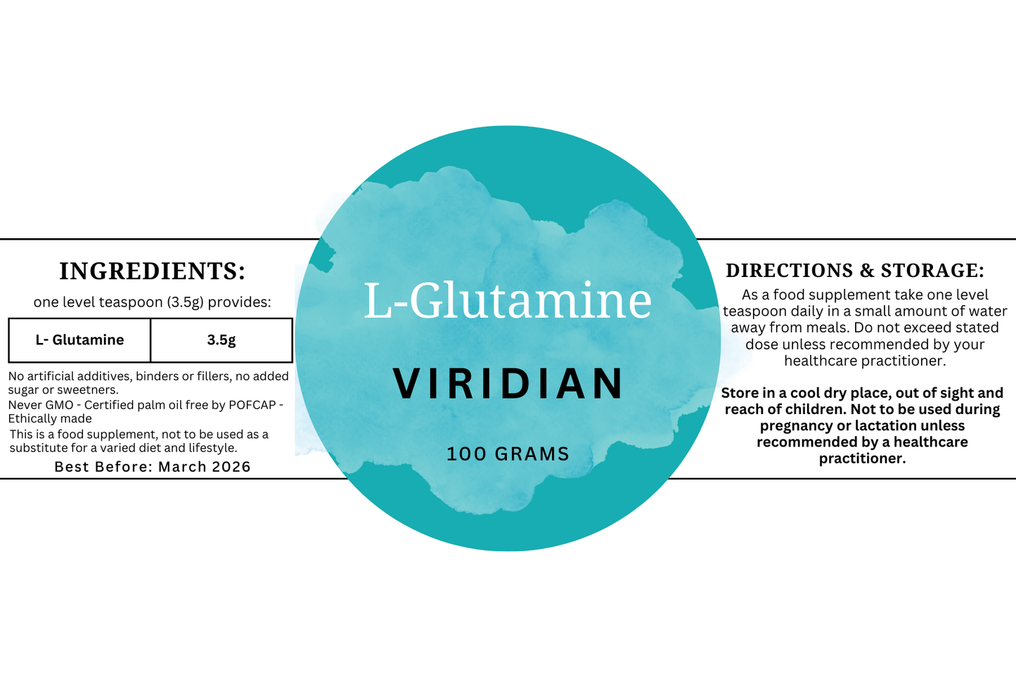 L Glutamine Powder - (100g)