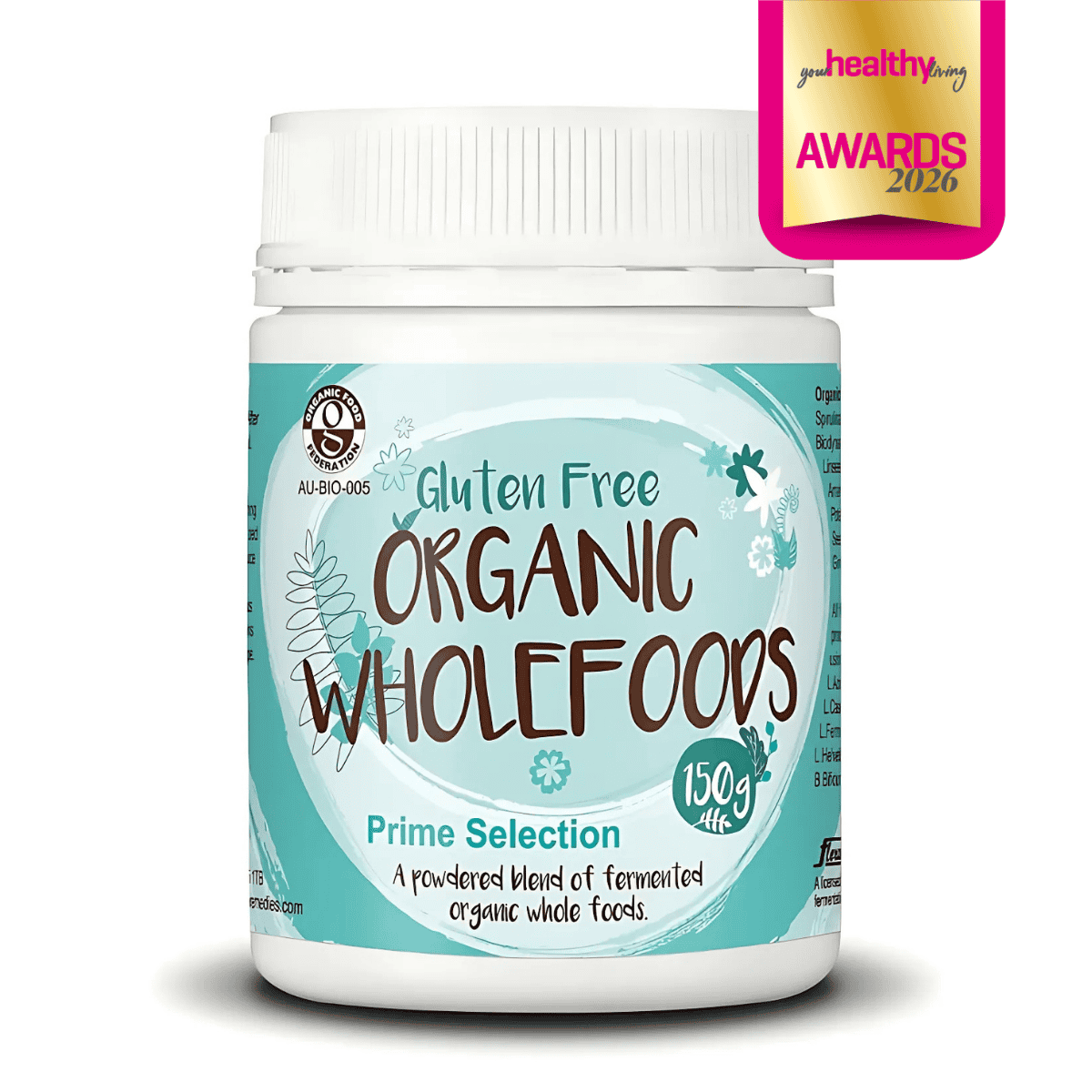 Gluten Free Pre & Probiotics - Prime Selection - (150g)